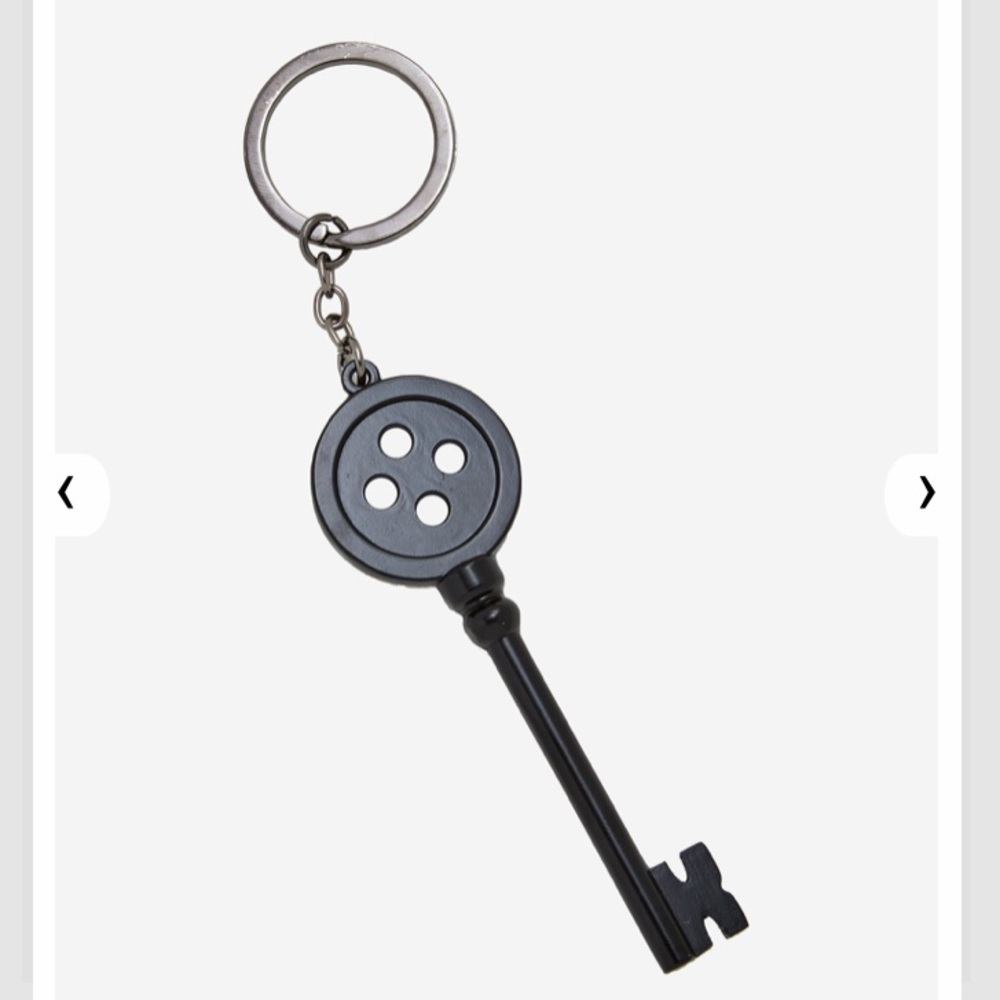 LOUNGEFLY CORALINE BACKPACK & OTHER WORLD KEY RING - Picture 3 of 10